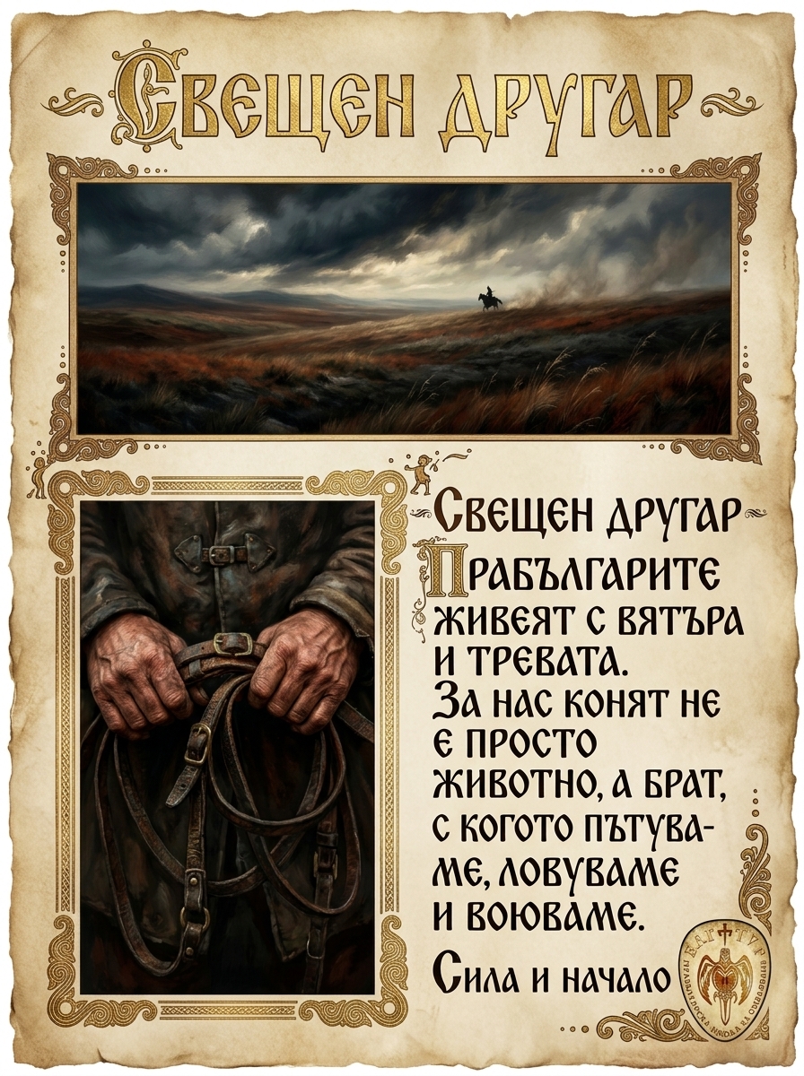 Око на кон с отражение на огън